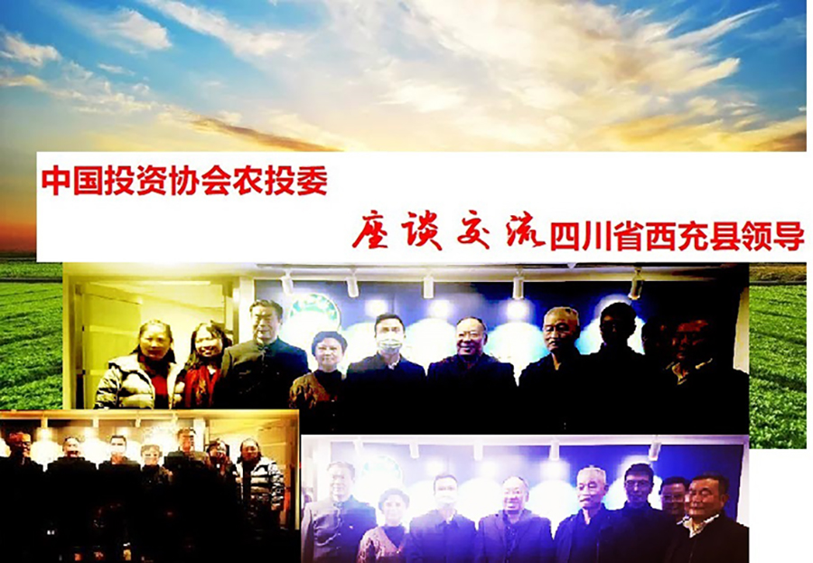 新年迈开新征程--中国投资协会农投委与四川省西充县领导座谈交流